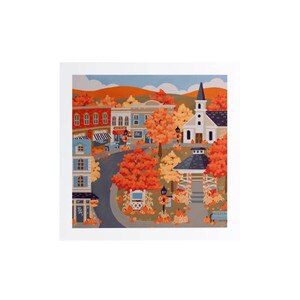 gilmore girls stars hollow leah jay illustration mini print